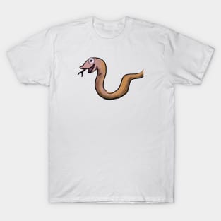 Cute Eel Drawing T-Shirt